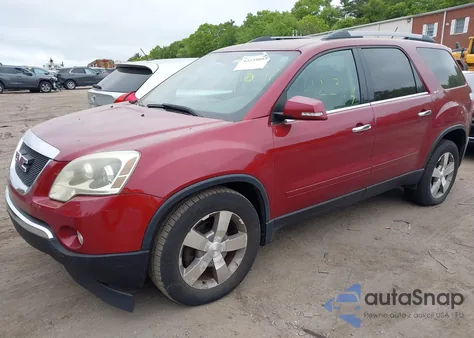 2011 GMC Acadia Slt-2 из США, поврежденный, VIN 1GKKVSED3BJ280211